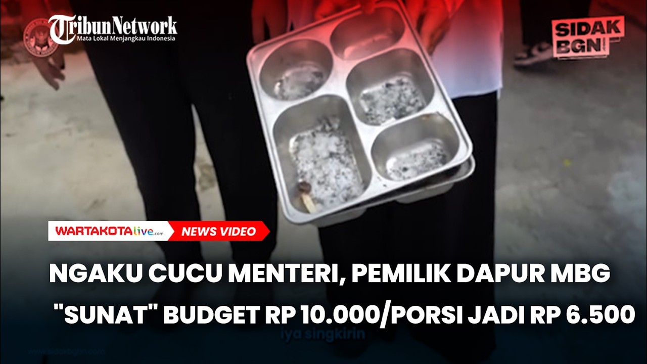 Ngaku Cucu Menteri, Pemilik Dapur MBG Ini 
