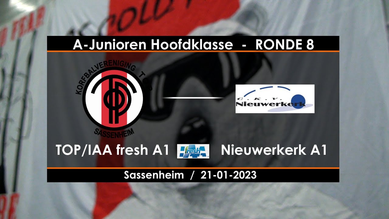 TOP/IAA fresh A1 tegen Nieuwerkerk A1 op zaterdag 21 januari 2023 om 16:15