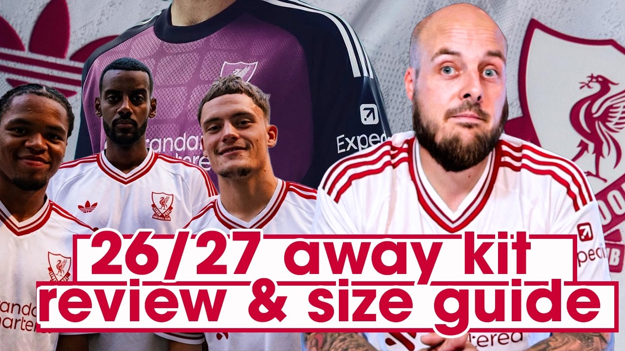 Выездная форма Liverpool 26/27 от Adidas | Какой размер выбрать?