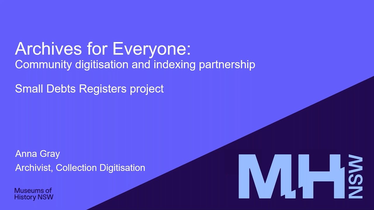 Webinar: Small Debt Registers