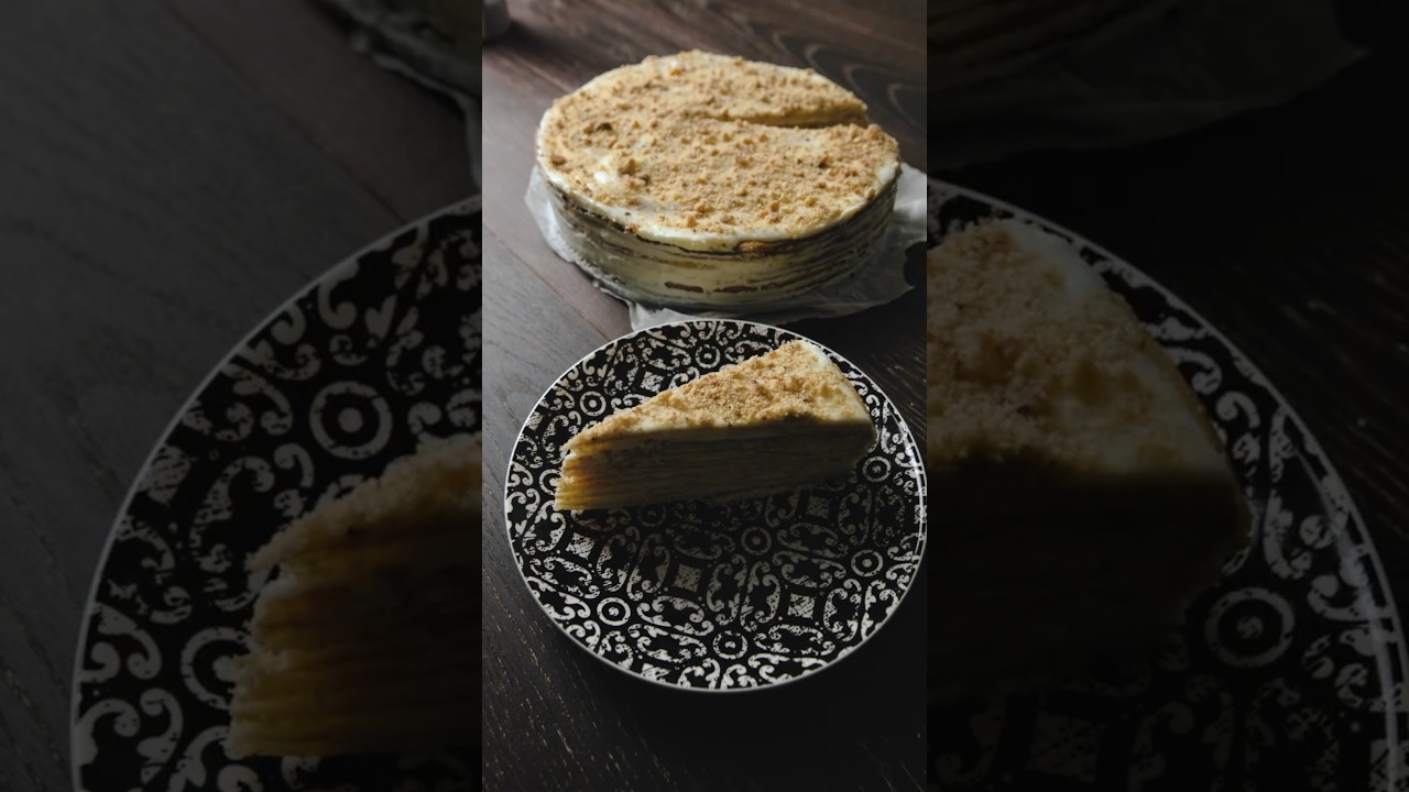 Honey Cake │ן ׀ The Sweetest Layered Dessert You'll Ever Make! (Medena) #food #cake #medovik 🇷🇺