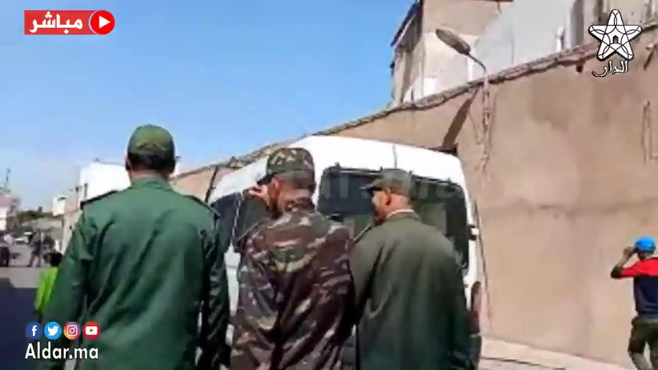 مباشرة.. تحرير الملك العمومي بمنطقة درب السلطان
