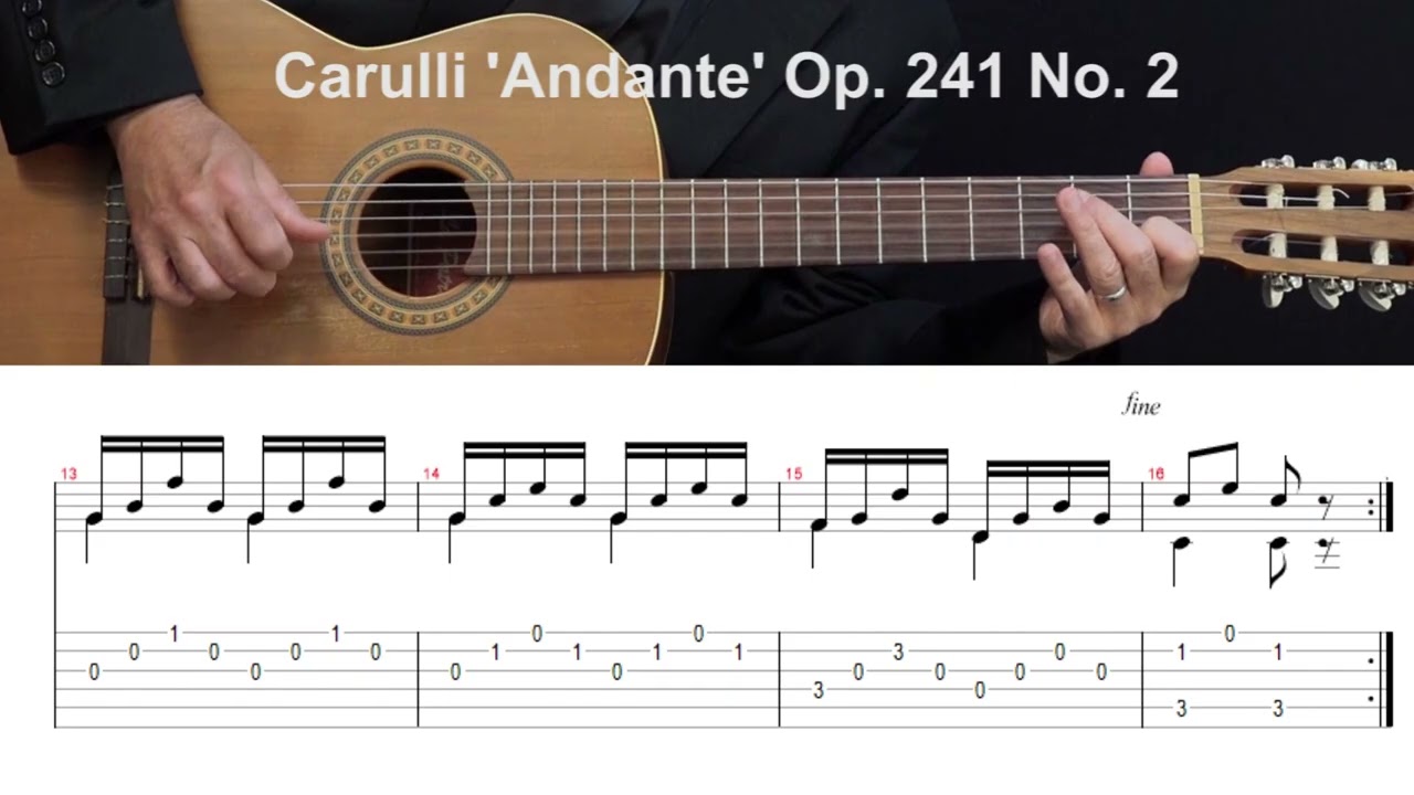Carulli 'Andante' Op. 241 No. 2