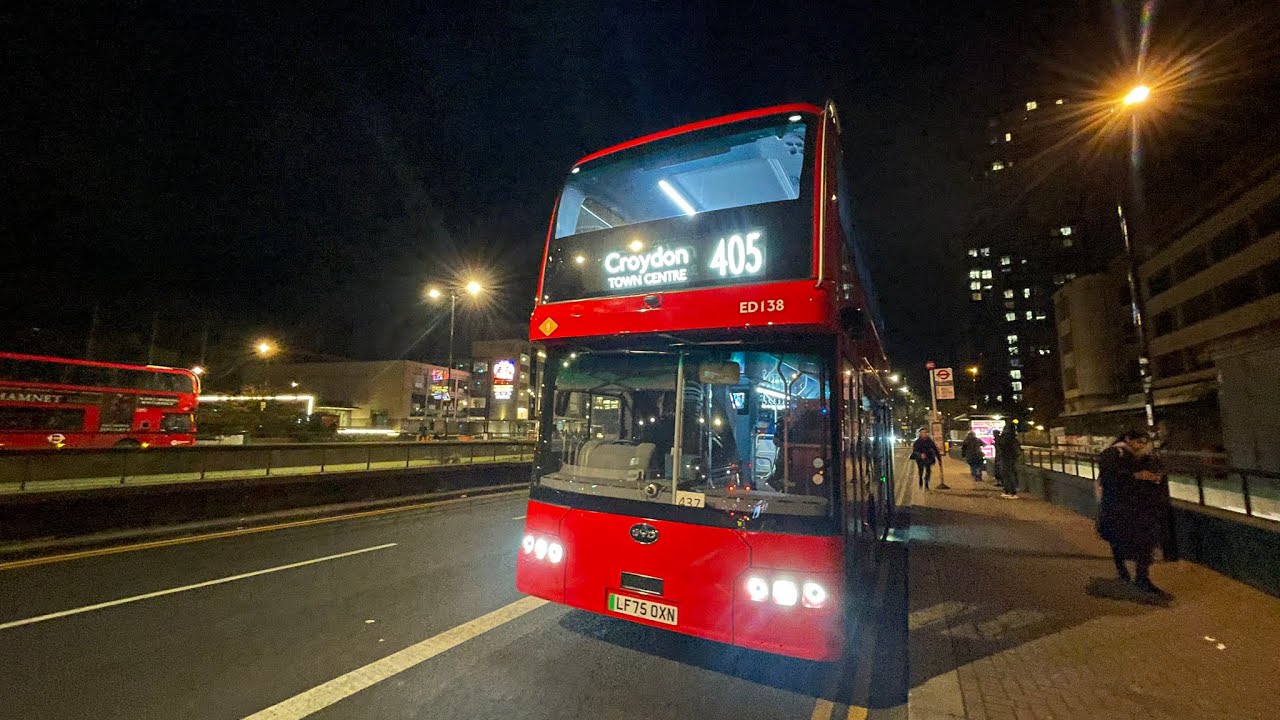 **NEW ALLOCATION** Journey On Route 405 (Purley Tesco (Stop W) to Fairfield Halls (Stop KC))