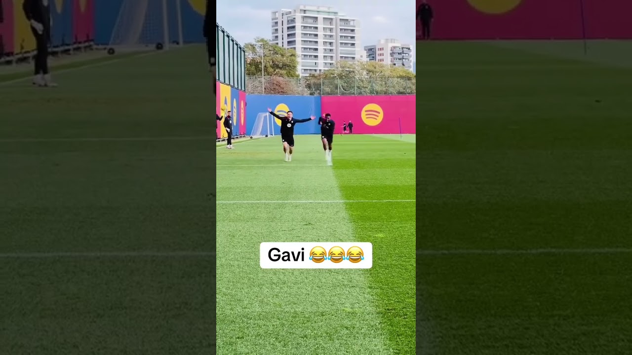 Gavi is too funny 😂 (via&nbsp;@fcbarcelona/TT)