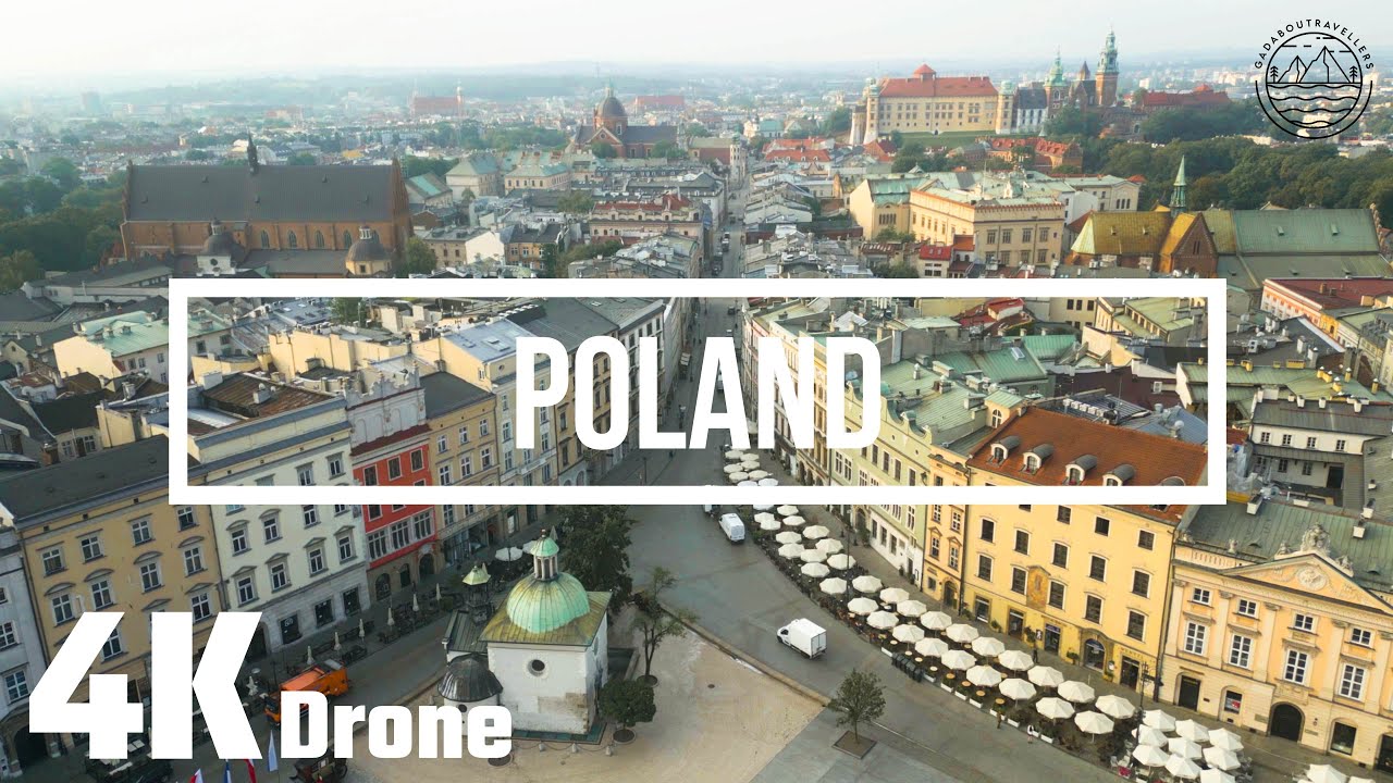 Drone Footage 4K - Flying over Poland - Warsaw, Wroclaw, Krakow and the Tatra Mountains