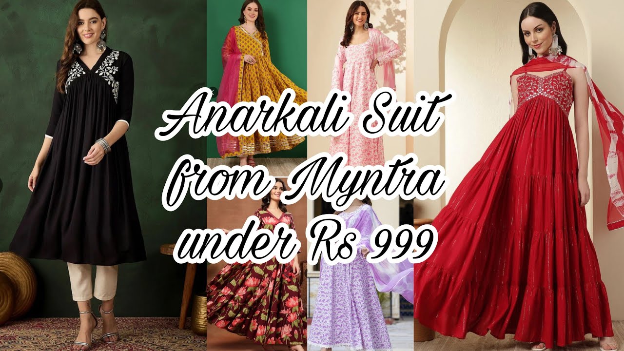 Myntra Anarkali Suit Finds under Rs 1000||Holi Special||Festive & Party Special Ethnic Wear #myntra 