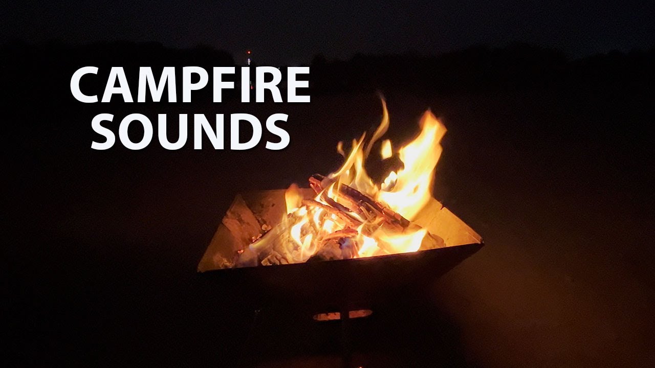 CAMPFIRE RELAXING CRACKLING SOUNDS #campingsound #campfire #campfiresound
