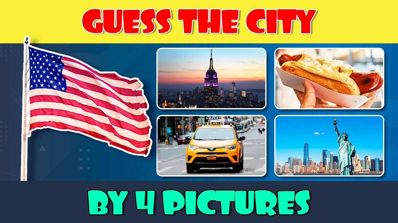 Guess the City by the 4 Pictures | 4 Pics 1 City Challenge