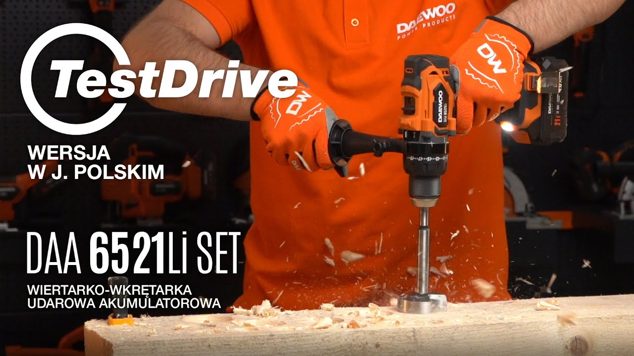 Wiertarko-wkrętarka akumulatorowa DAEWOO DAA 6521Li SET