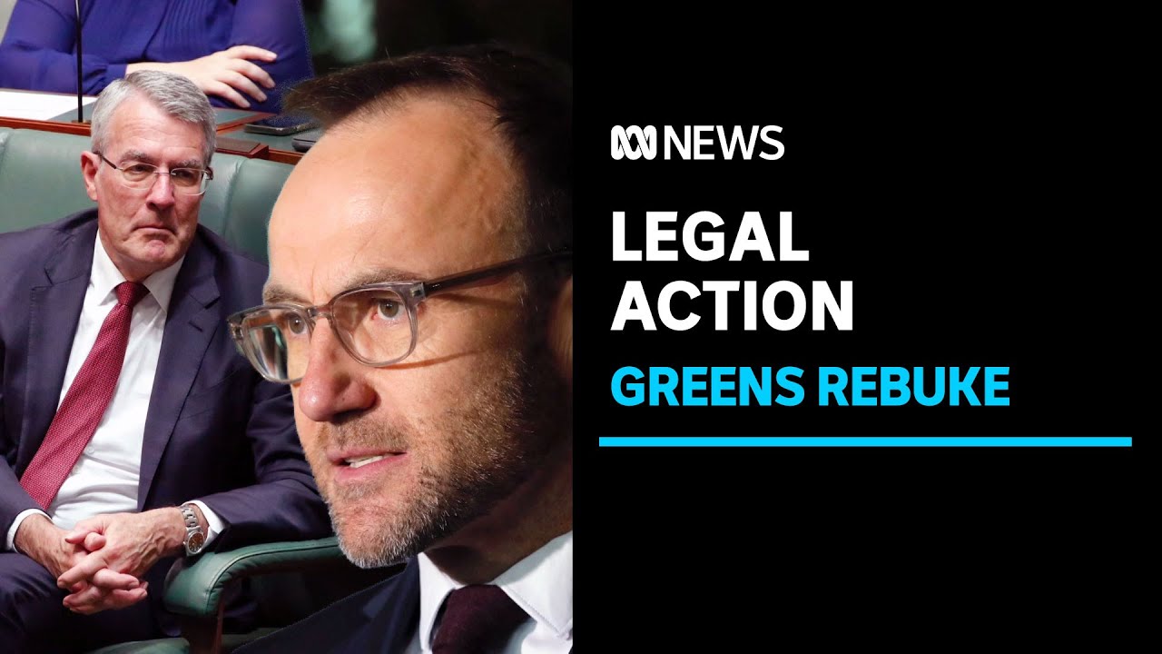 Greens leader threatens legal action over Palestinian protest remarks | ABC News
