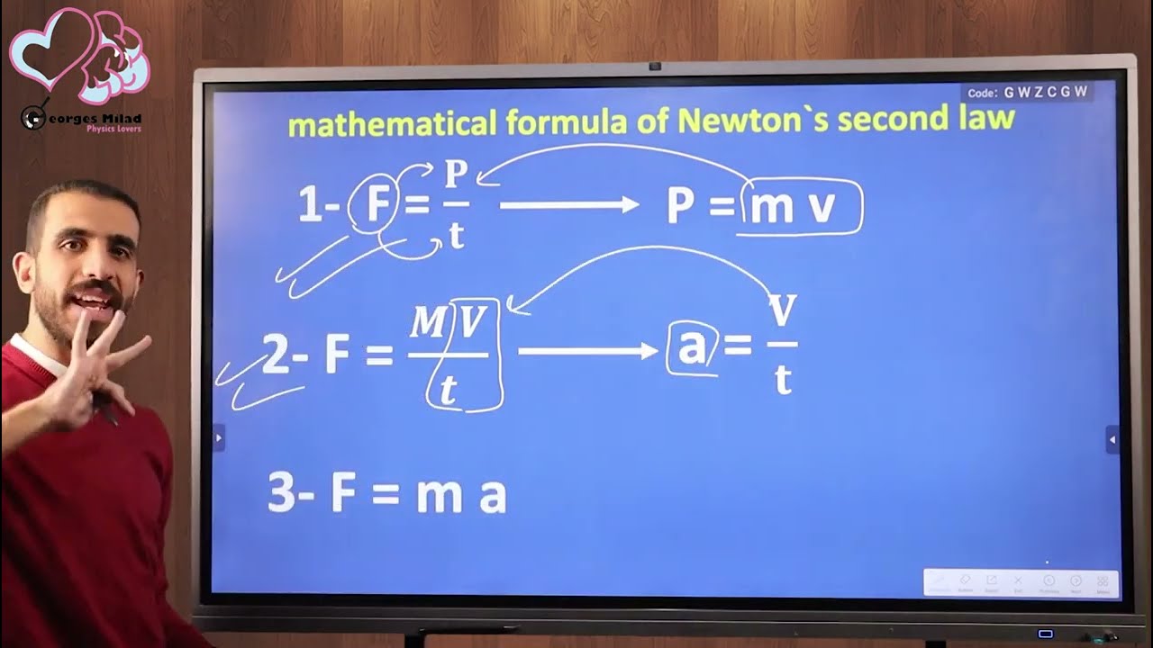 ثانية ثانوي فيزياء لغات / Newton 2nd law + Momentum