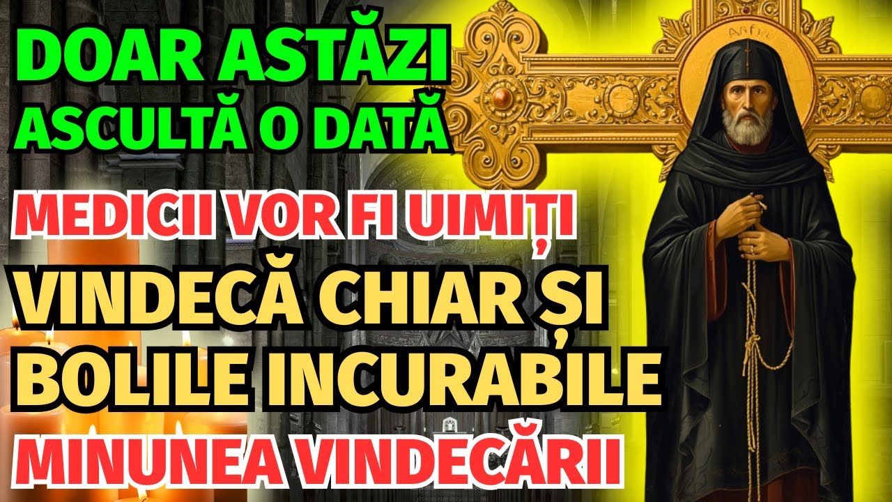 DOAR ASTĂZI — MEDICII VOR FI UIMIȚI! ACEASTĂ RUGĂCIUNE VINDECĂ CHIAR ȘI BOLILE INCURABILE! SF. ANTIM