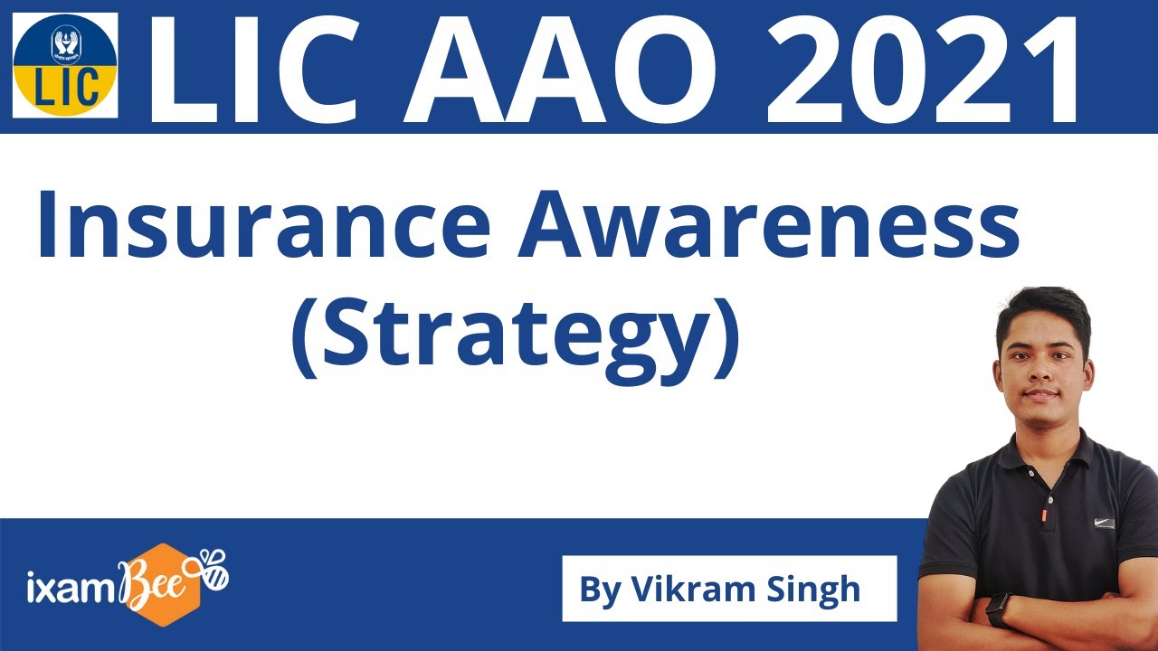 Insurance Awareness (Strategy) | LIC AAO | By Vikram Singh