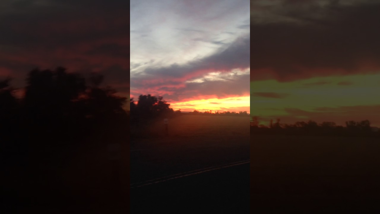 Sunset on the Road