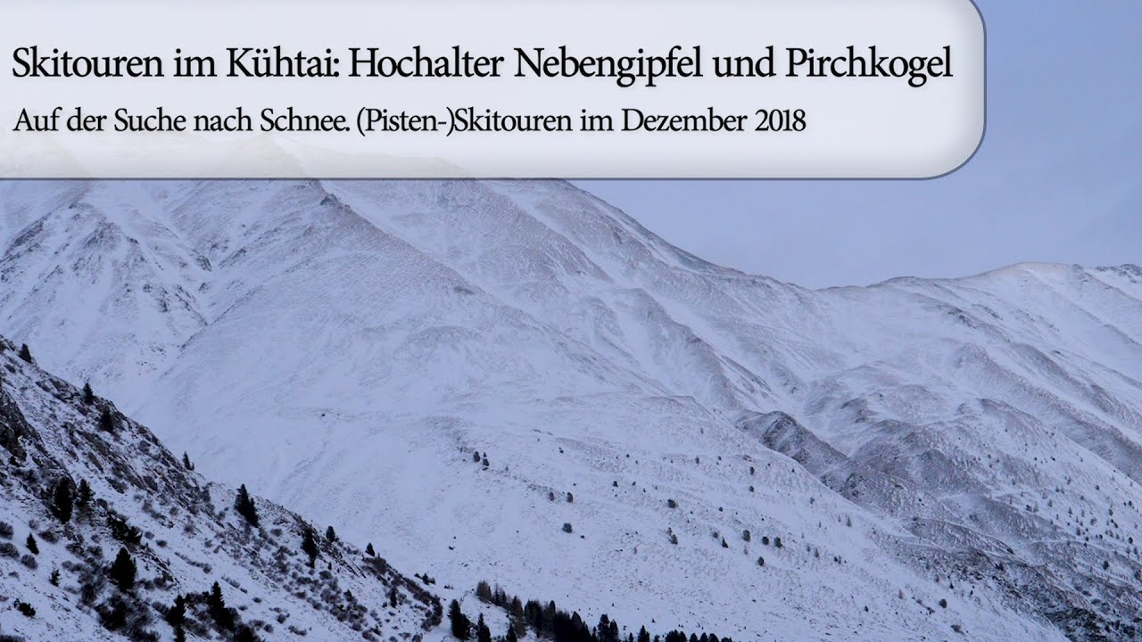 (Pisten-)Skitouren Kühtai: Hochalter Nebengipfel und Pirchkogel