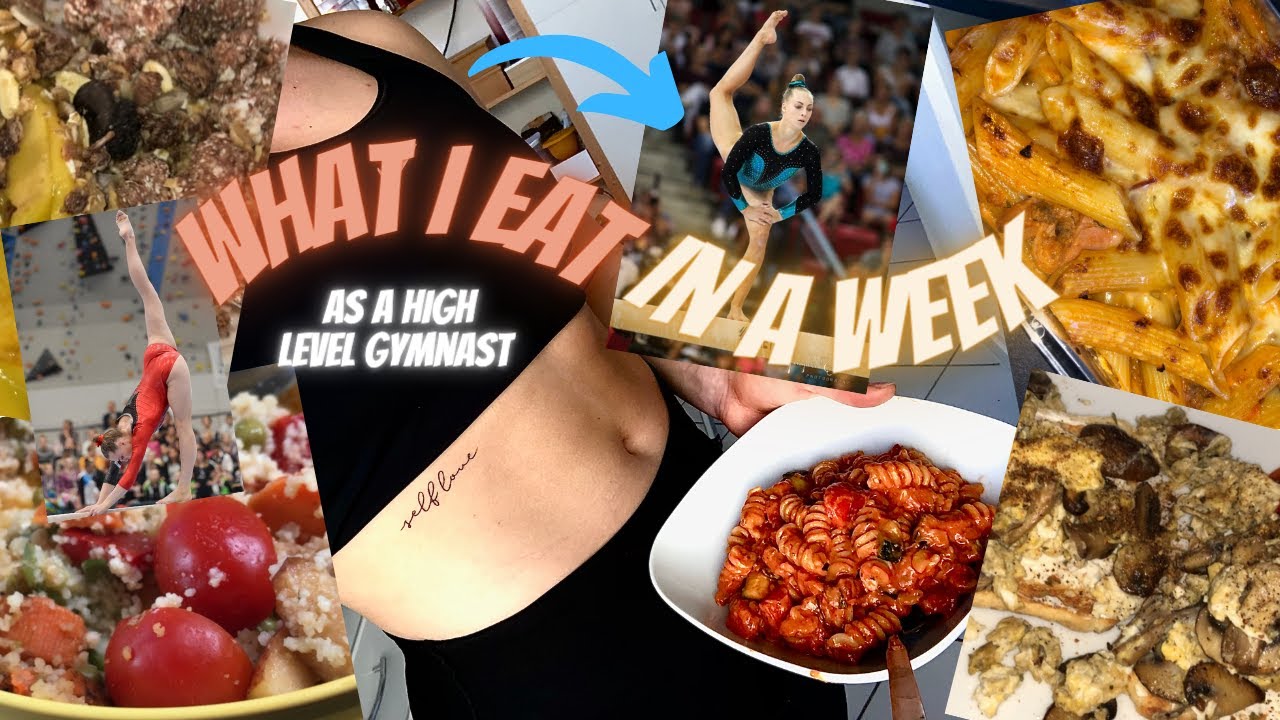 What I eat in a week 😋 - as a high level gymnast 🤸‍♀️+ Rezepte 😉