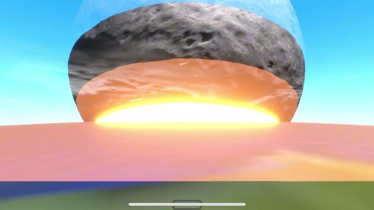 The moon vs the earth
