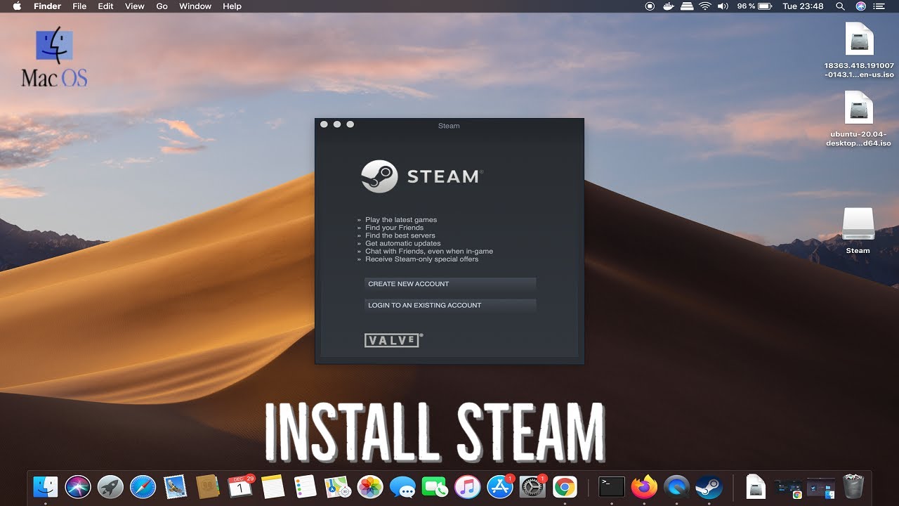How to Install Steam on Mac