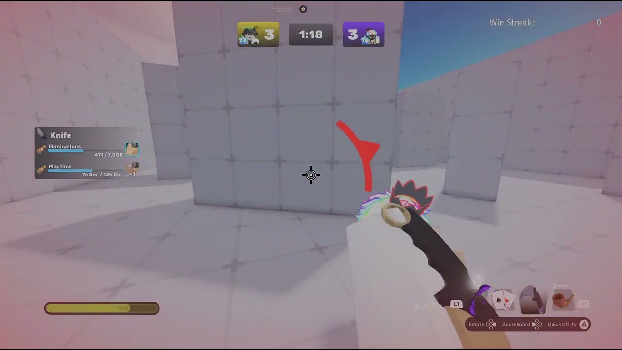 1v1 until i die only using knife