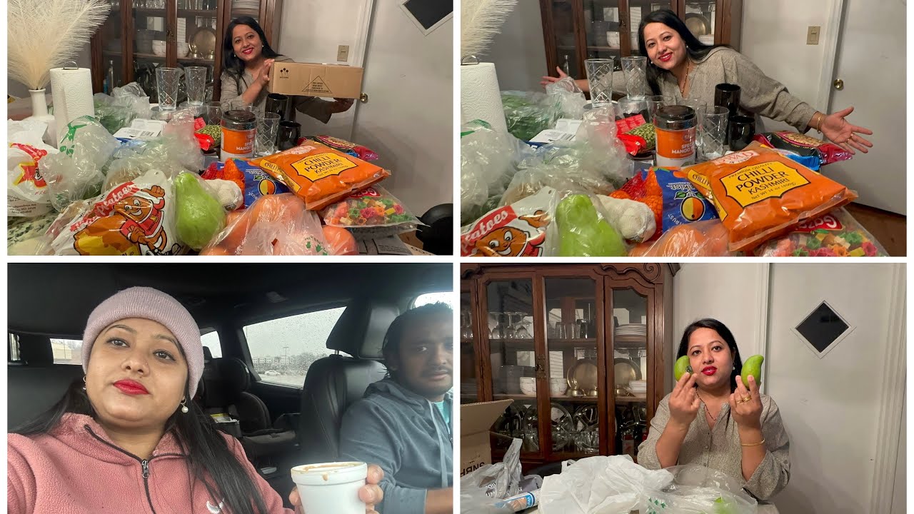 ￼ Groceries Shopping # Unboxing Them￼/