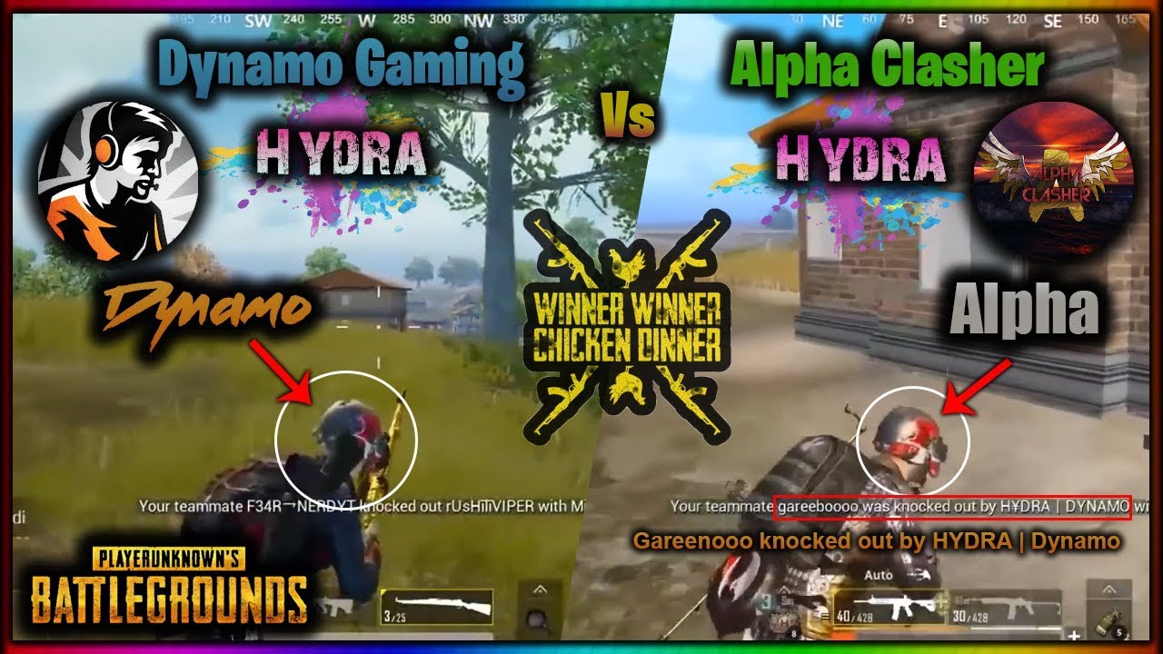 Dynamo Vs Alpha Clasher *HYDRA Vs HYDRA* | Dynamo Gaming | Alpha Clasher | PUBG