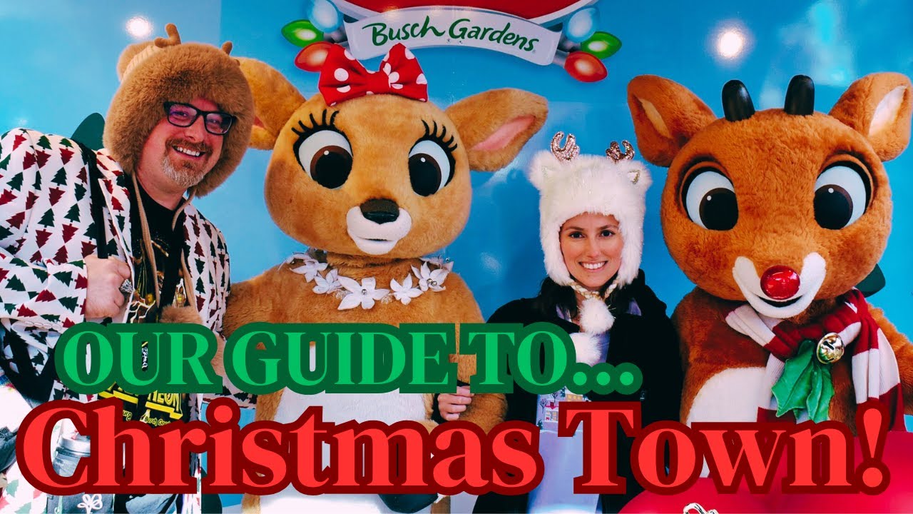 OUR GUIDE TO BUSCH GARDENS CHRISTMAS TOWN! SEE SANTA/ RUDOLF/ NEW MERCH/LIGHTS/ TIPS AND TRICKS