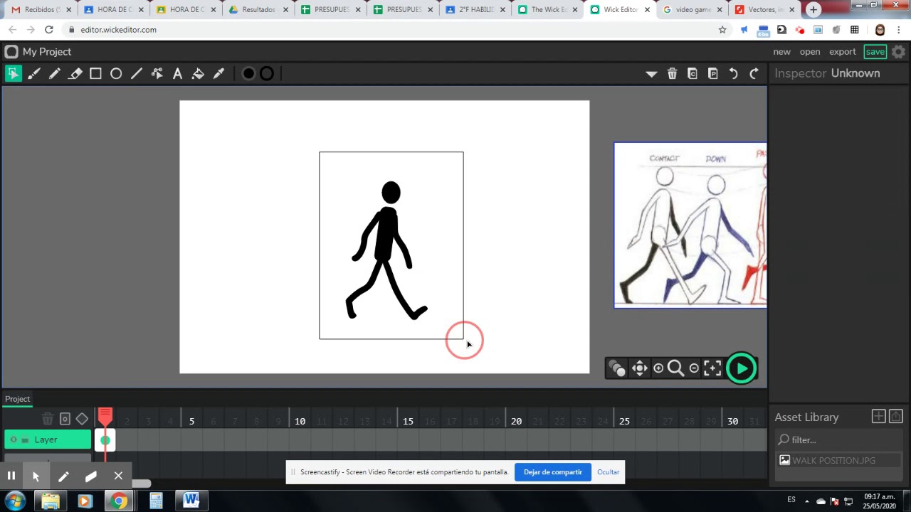 tutorial creaci&oacute;n clip de animaci&oacute;n wick