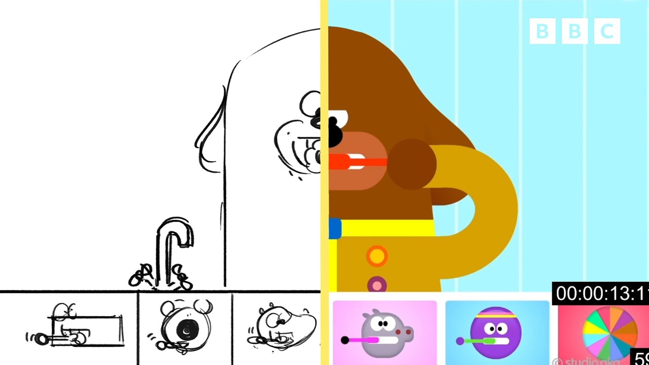 The Toothbrushing Song Animatic | Behind the Scenes | Hey Duggee