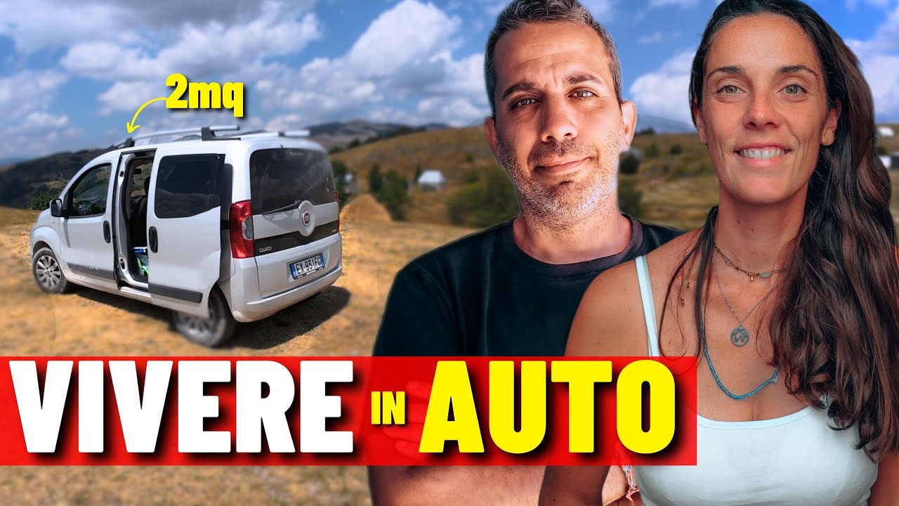 VIVIAMO in un FIAT QUBO 🚙 Come è fatta la macchina in cui viviamo e viaggiamo in 2