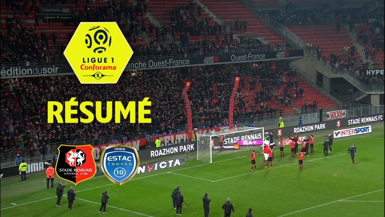 Stade Rennais FC - ESTAC Troyes (2-0)  - Résumé - (SRFC - ESTAC) / 2017-18