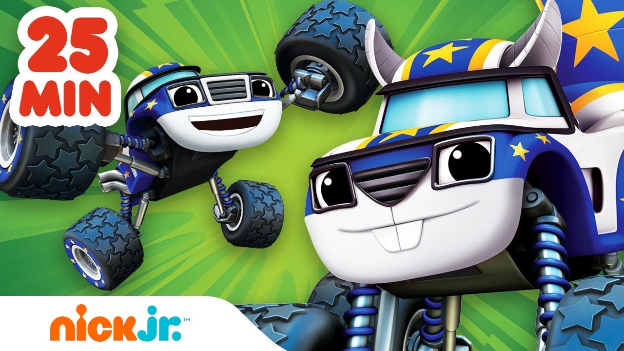 Blaze en de Monsterwielen | 25 min het beste van Darington | Nick Jr.