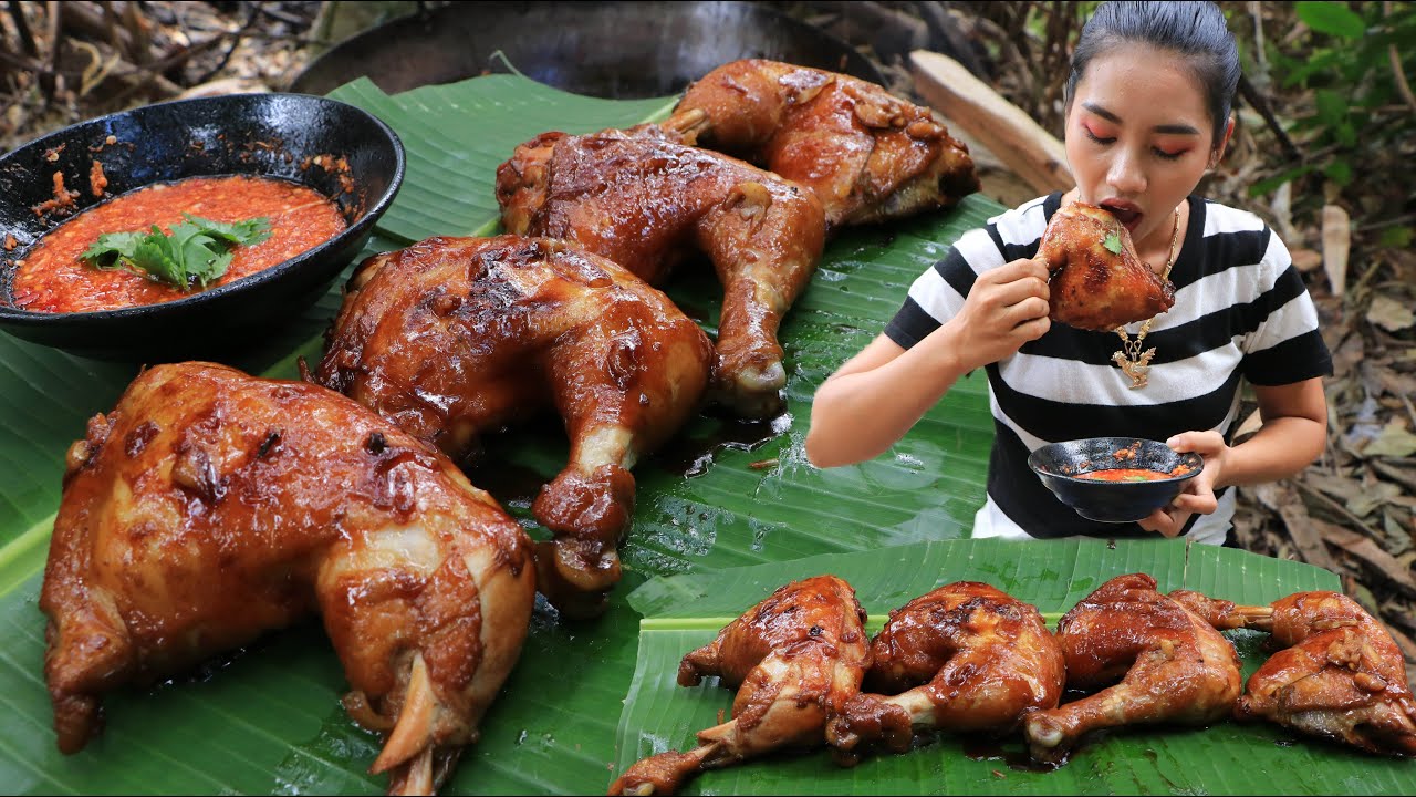 Amazing cooking chicken leg curry with chili sauce recipe - Amazing video