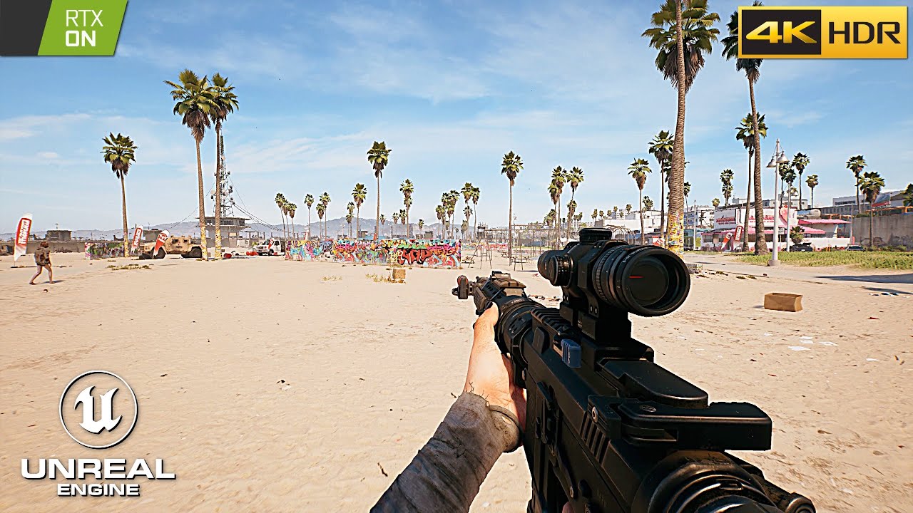 Dead Island 2 - Free Roam Exploring Venice Beach! No HUD RTX 4090 Max Settings Gameplay!