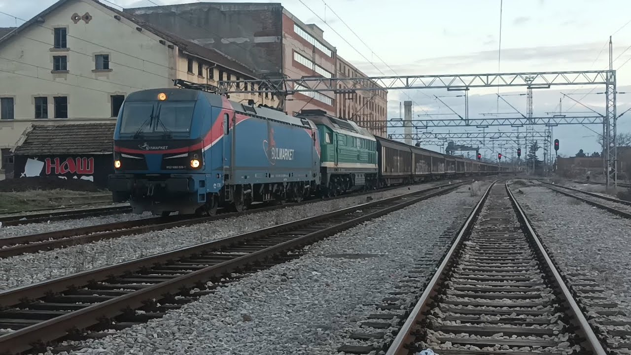 BMDM 1080-029 & GNL 662-005 ON FREIGHT CARS SLOWLY PASSING STATION Aleksinac | 28.12.2025.