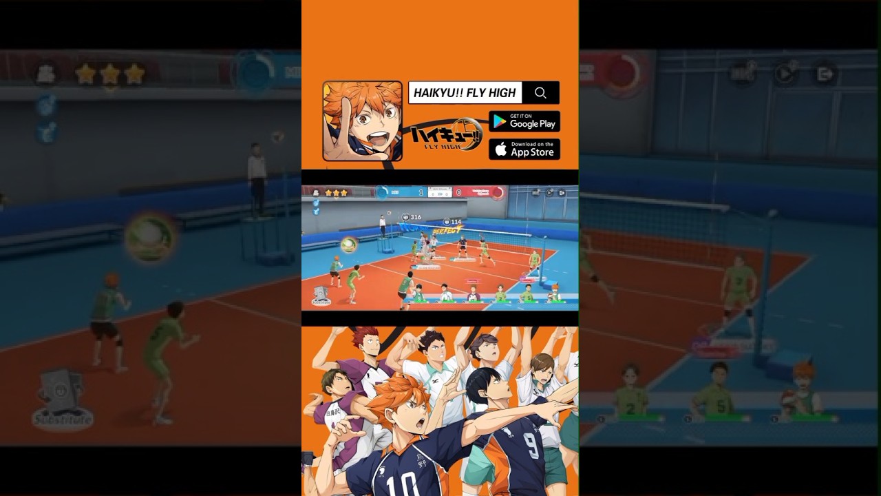 HAIKYU!! FLY HIGH GLOBAL LAUNCH IS HERE! 🎉 #haikyuu #HAIKYUFlyHighisComing #haikyuflyhigh #anime