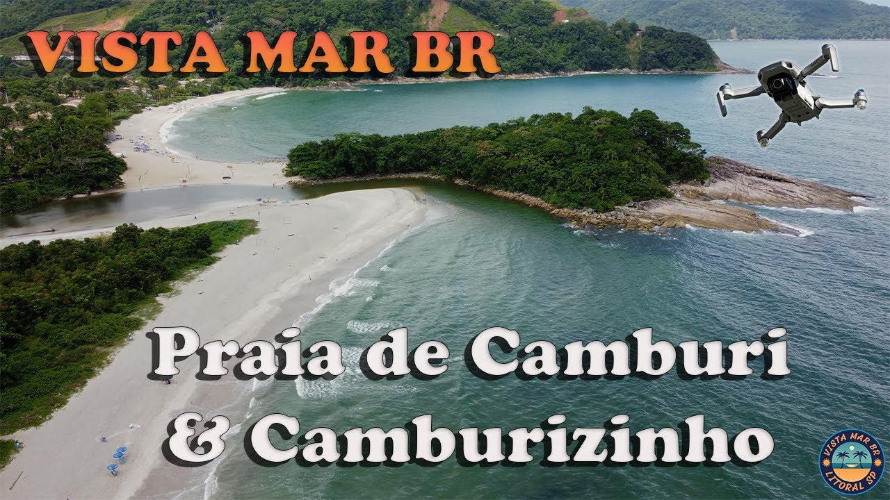 Praia de Camburi & Camburizinho - São Sebastião/SP - Drone 4K