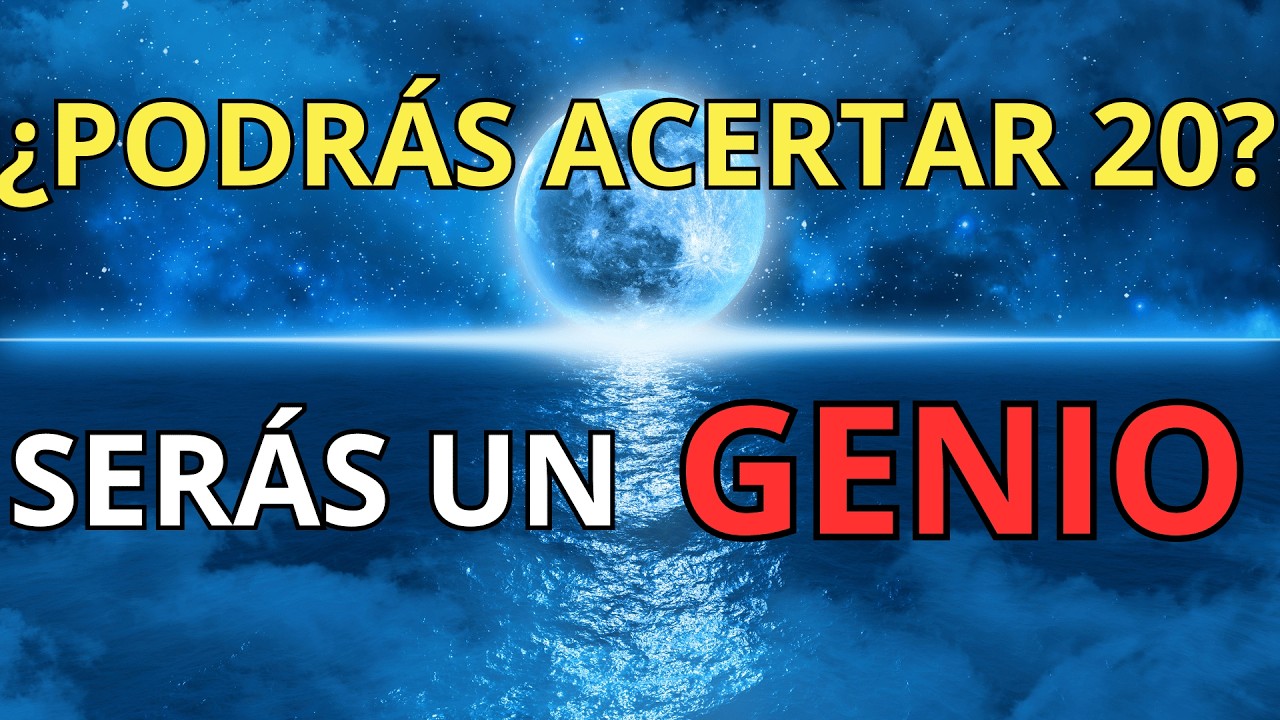 ¿Eres un GENIO? Intenta este QUIZ de Cultura General (Nivel EXPERTO)