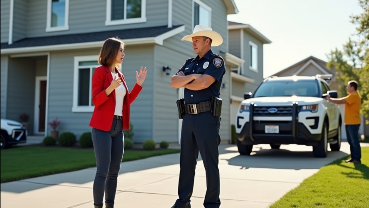 I Inherited an Old House—HOA Karen Claimed My Driveway… Until I Had Her Car Towed as the Sheriff