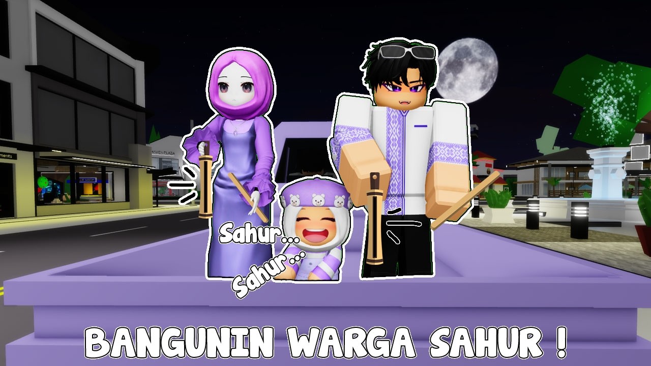 BIMALA FAMILY BANGUNIN WARGA SAHUR | BROOKHAVEN🏡RP