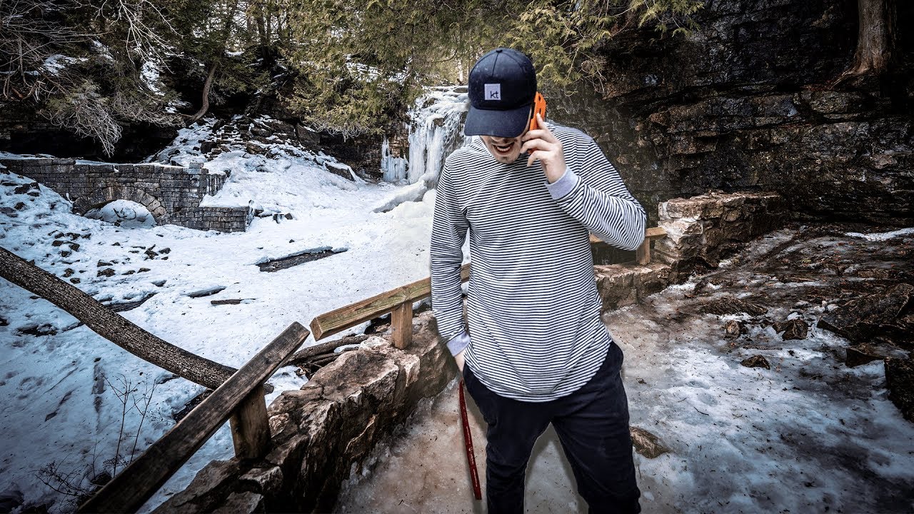 Exploring Milton In The Warm Winter Sun Waterfalls & Campfires (Hilton Falls)