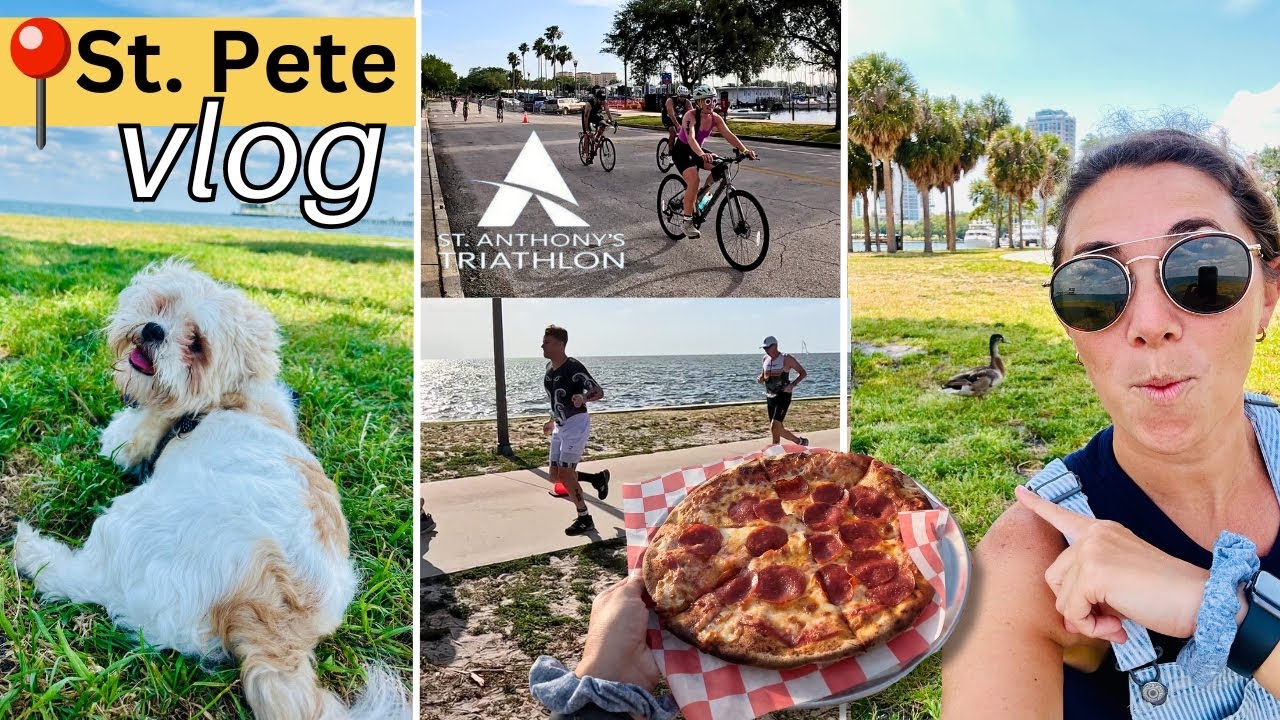 Weekend VLOG in St.  Pete Florida | St. Anthony's Triathlon | May 2024