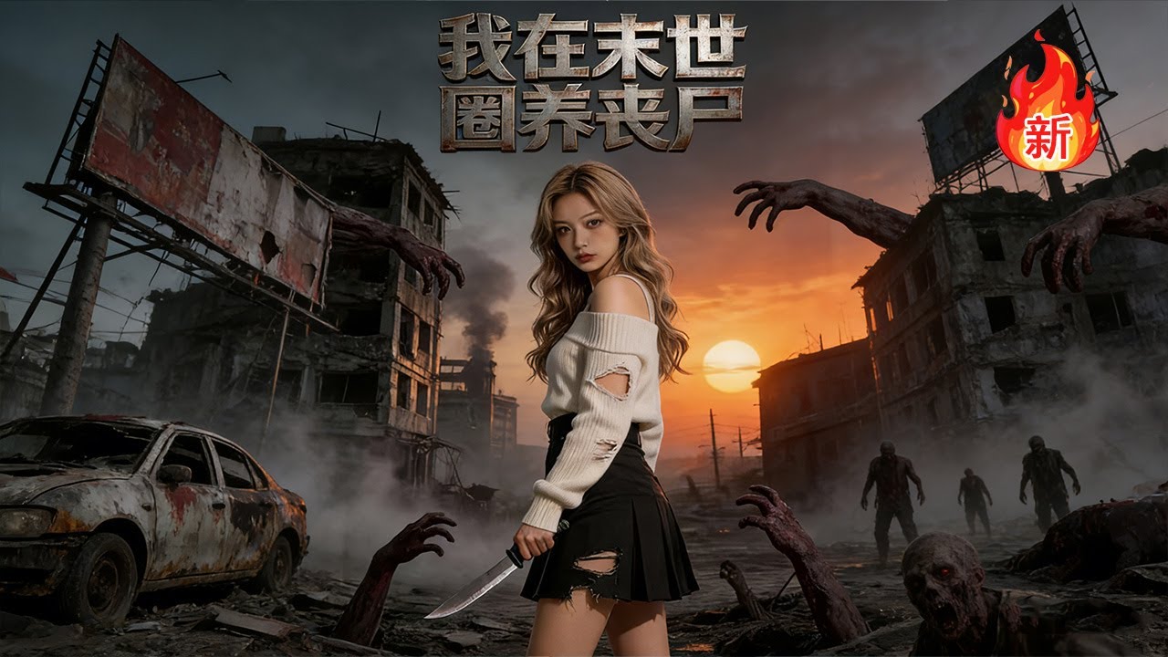 【热门🔥剧】《我在末世圈养丧尸》末世降临，她觉醒统御天赋，收服丧尸组建战队，从顶层公寓起步最终成为一方尸王。#漫剧#完结#玄幻#逆袭#嘎嘎乐#科幻