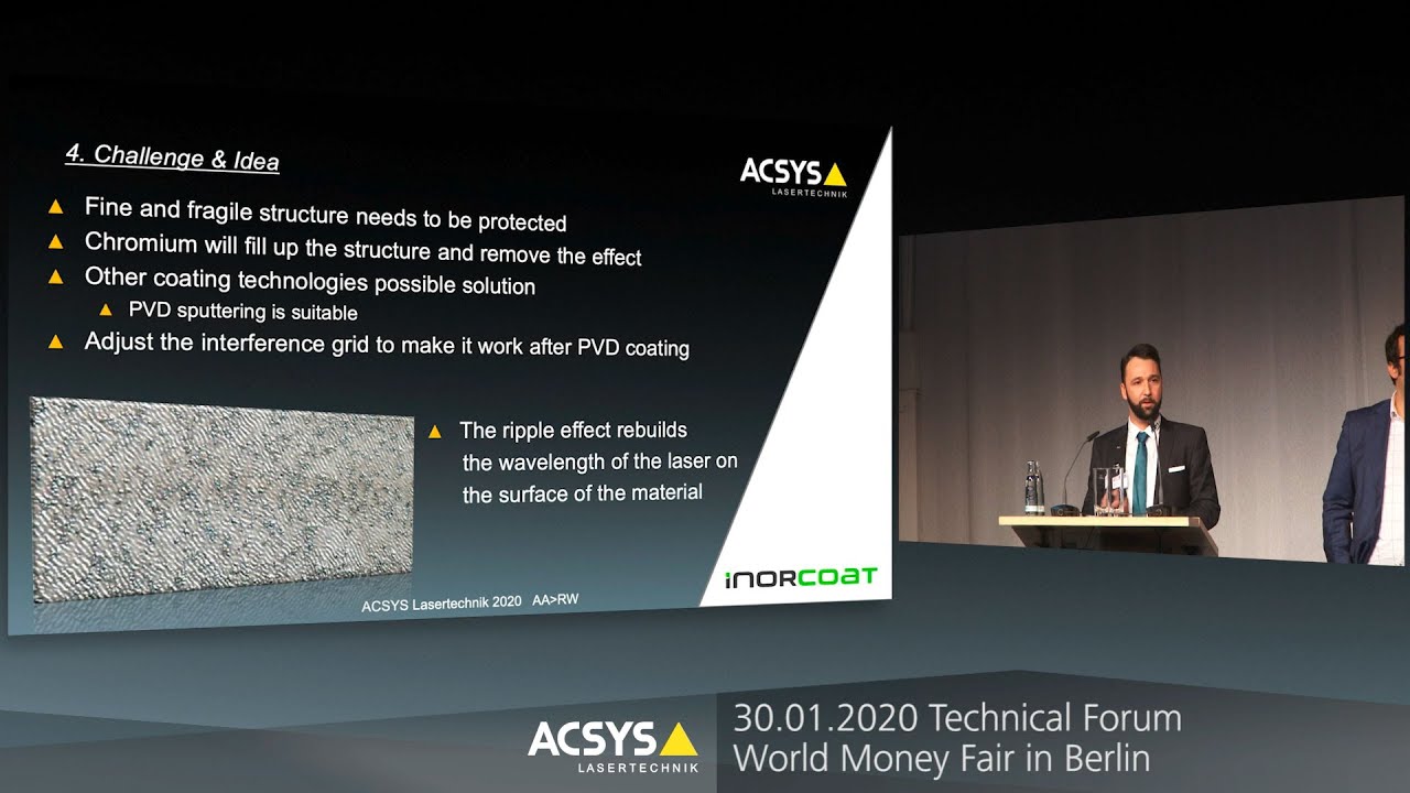 ACSYS - Preserving Beauty, Laser Structuring and PVD Coating - Technical Forum 2020