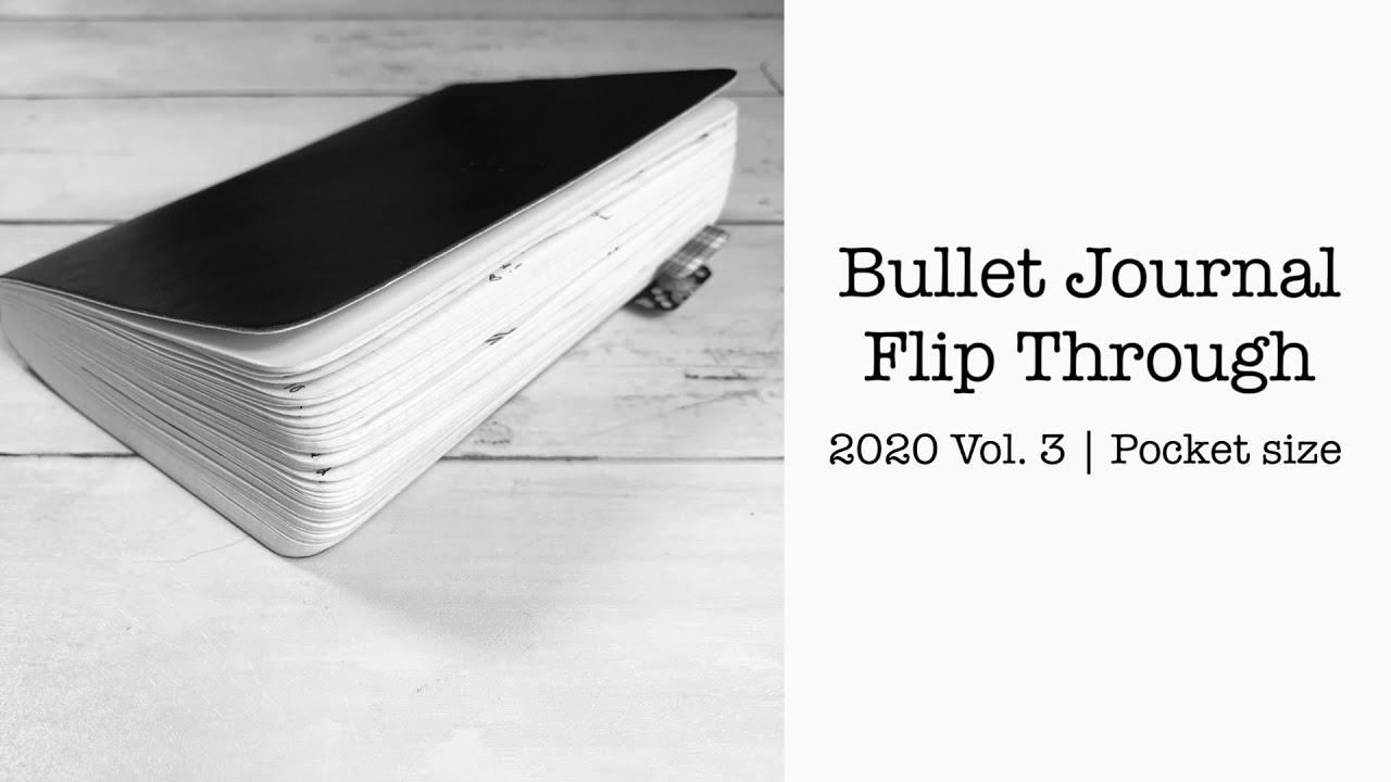 Bullet Journal Flip Through | 2020 Volume 3 | Pocket size
