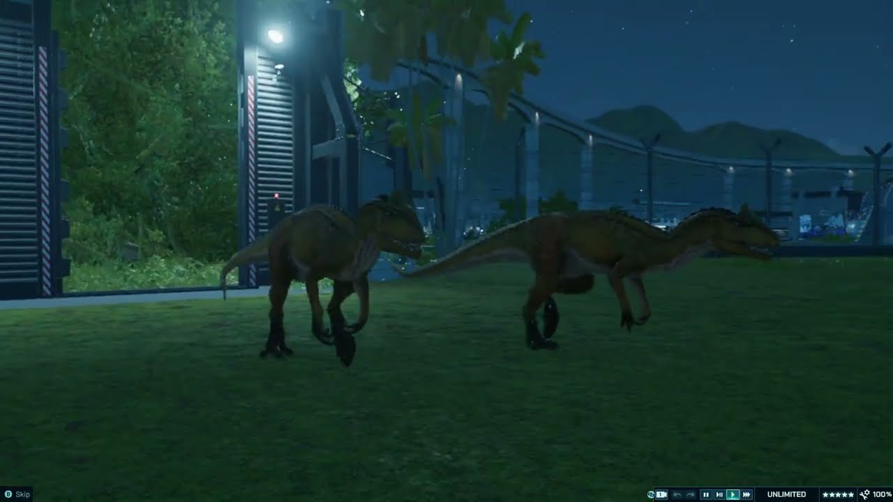 Tutorial for making a enclosure for medium size carnivore in  Jurassic World Evolution 3