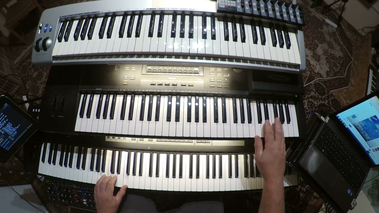 HOw to play Shakatak, Night birds, keyboard part