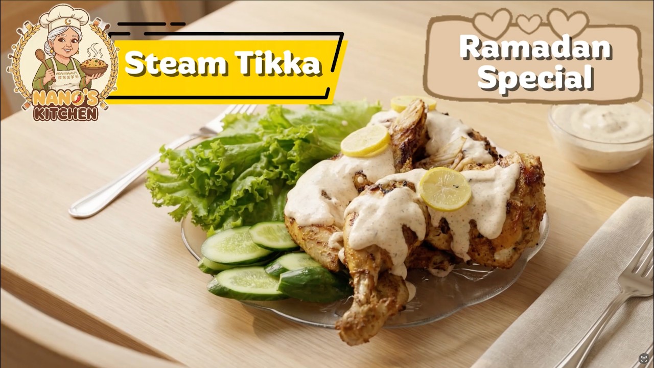 Restaurant-Style Steam Tikka with Creamy Sauce | Ramadan Special 🌙