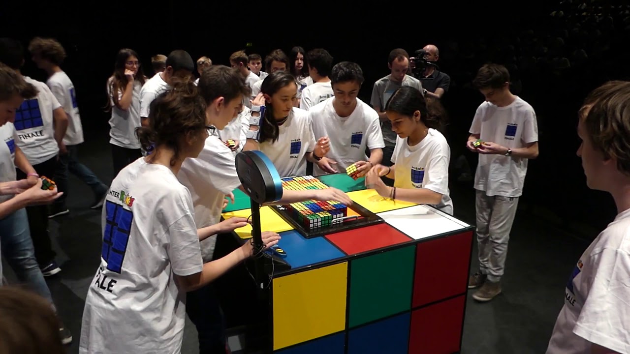 Finale Inter Rubik 2019 - 1er chrono - Collège Jules Ferry Ermont