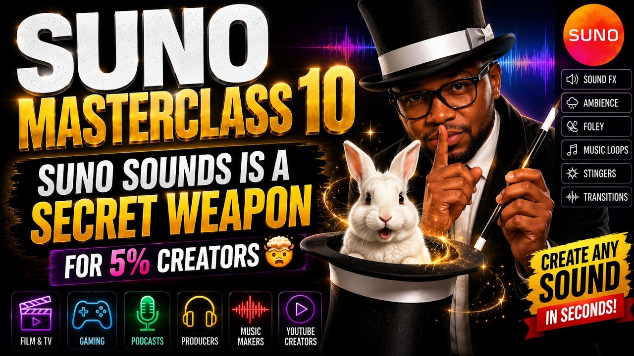SUNO Masterclass 10: SUNO Sound-FX Generator (Creator's Secret)